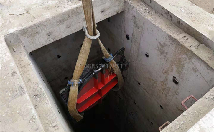 鑄鐵閘門安裝圖 鑄鐵閘門安裝圖